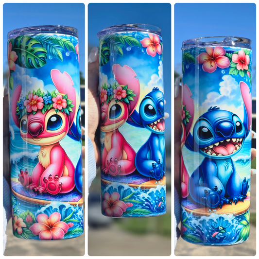 20oz Stitch & Angel Tumbler