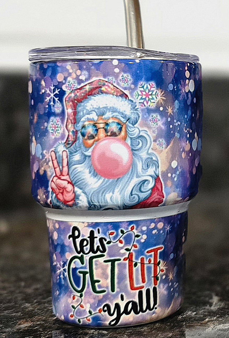 3oz "Let's Get Lit" shot glass