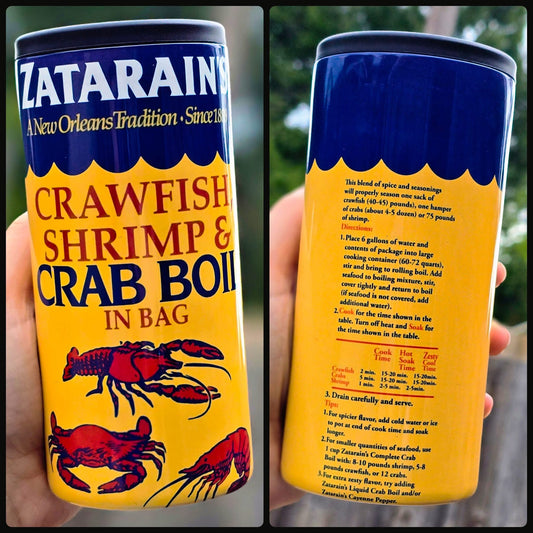 12oz “Zatarain's” Skinny Can Koozie